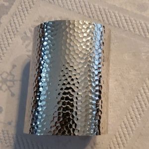 Silver arm cuff